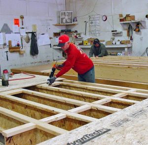 Builders at Harvest Homes Factory building Panelized Walls